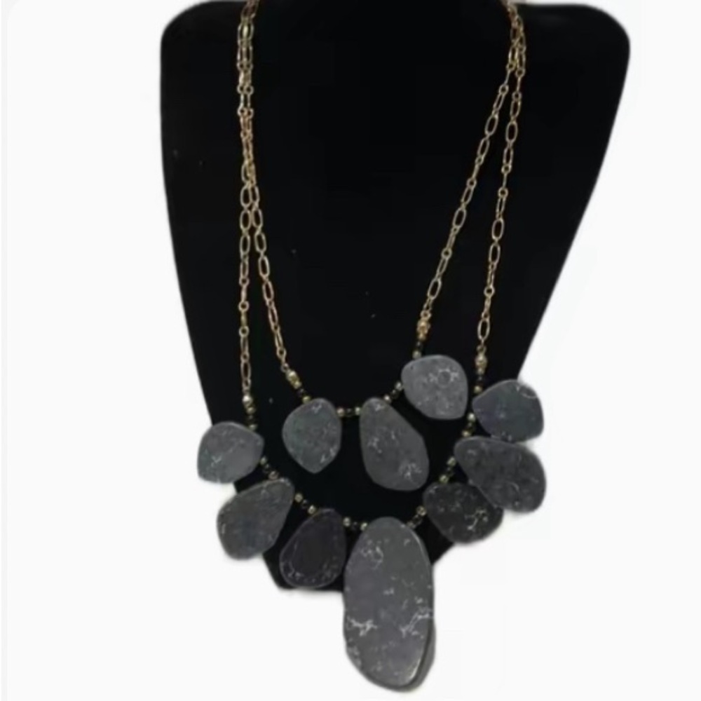 Glass Stone Necklace